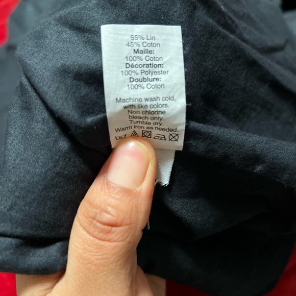 Madewell Black Dress with Tassel Hem - Picture 9 of 9